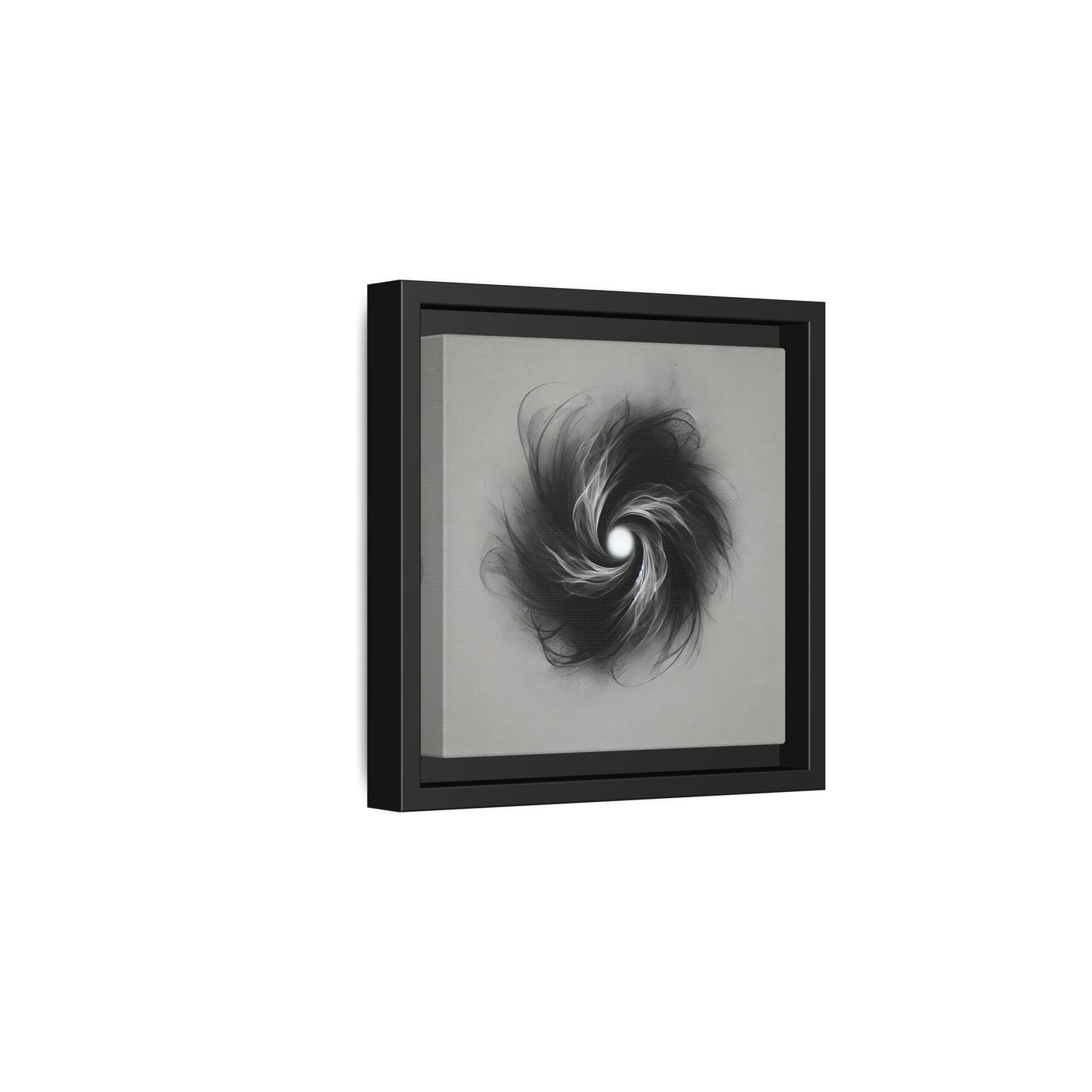 The Thought Before Fear - 8”x8” Framed Canvas