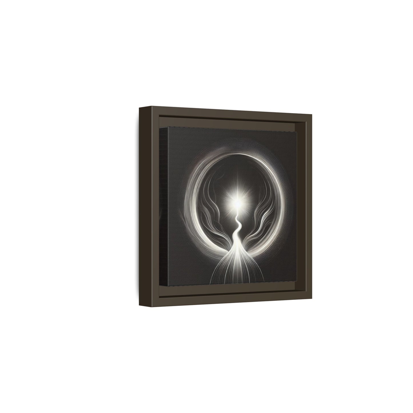The Portal of Awareness (1111) - 8”x8” Framed Canvas