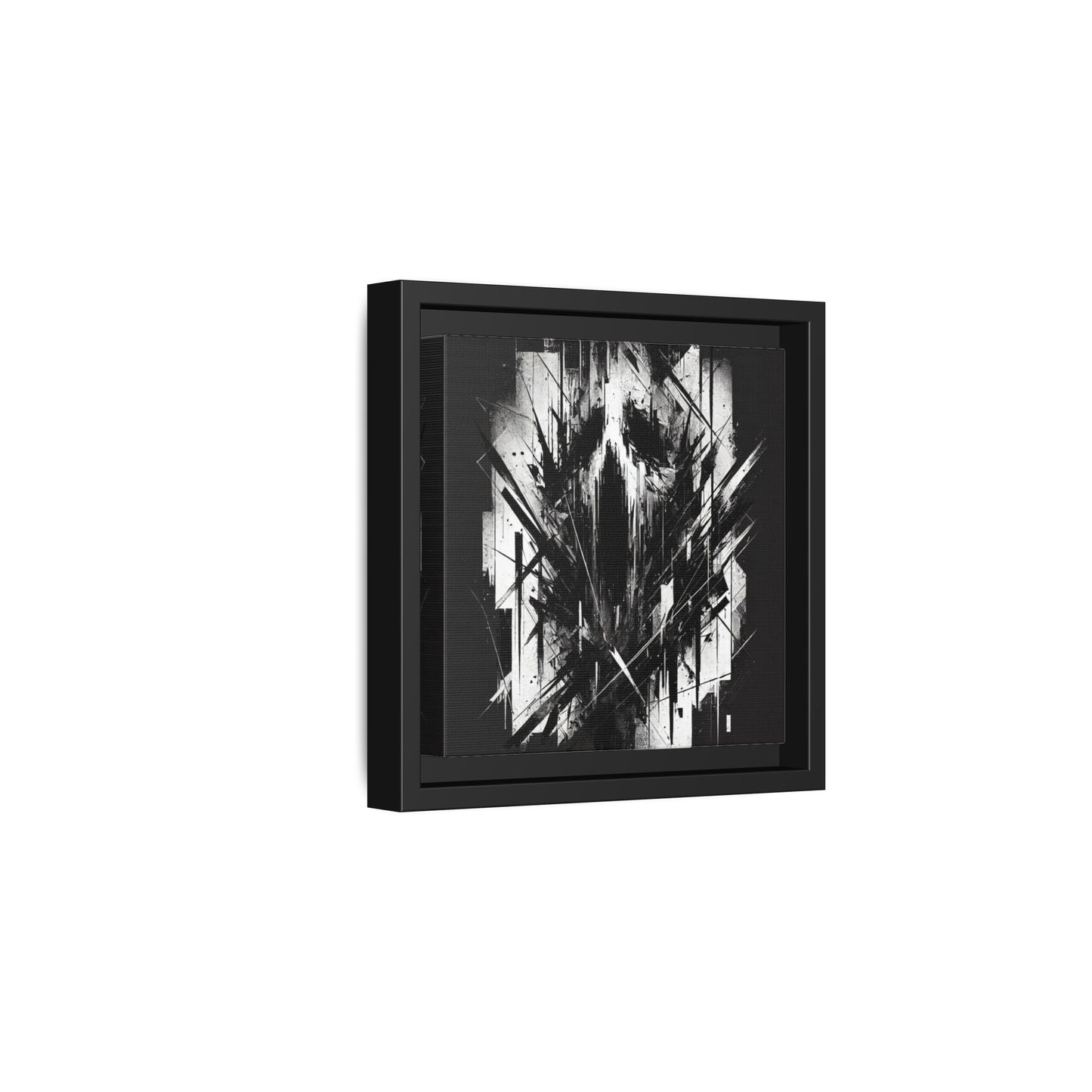 The Silent Scream - 8”x8” Framed Canvas