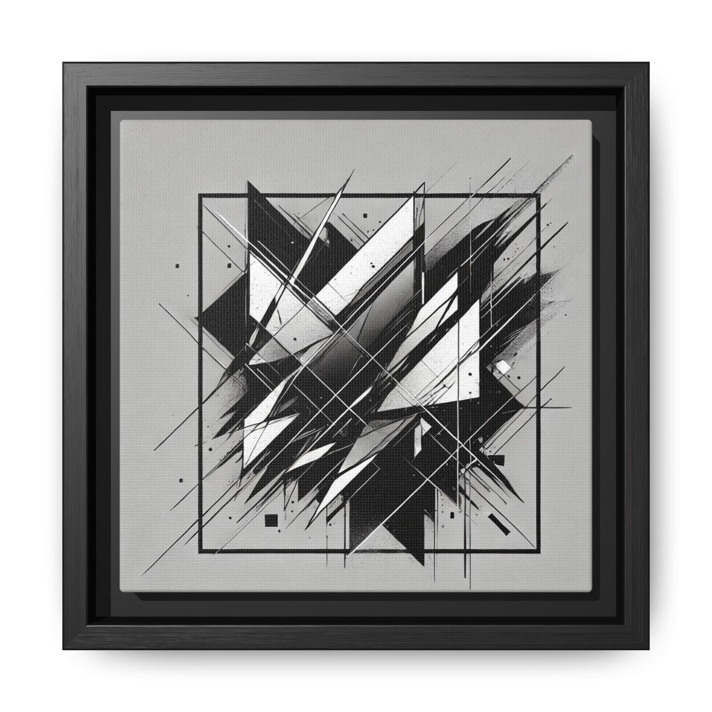Fragments of Clarity - 8”x8” Framed Canvas