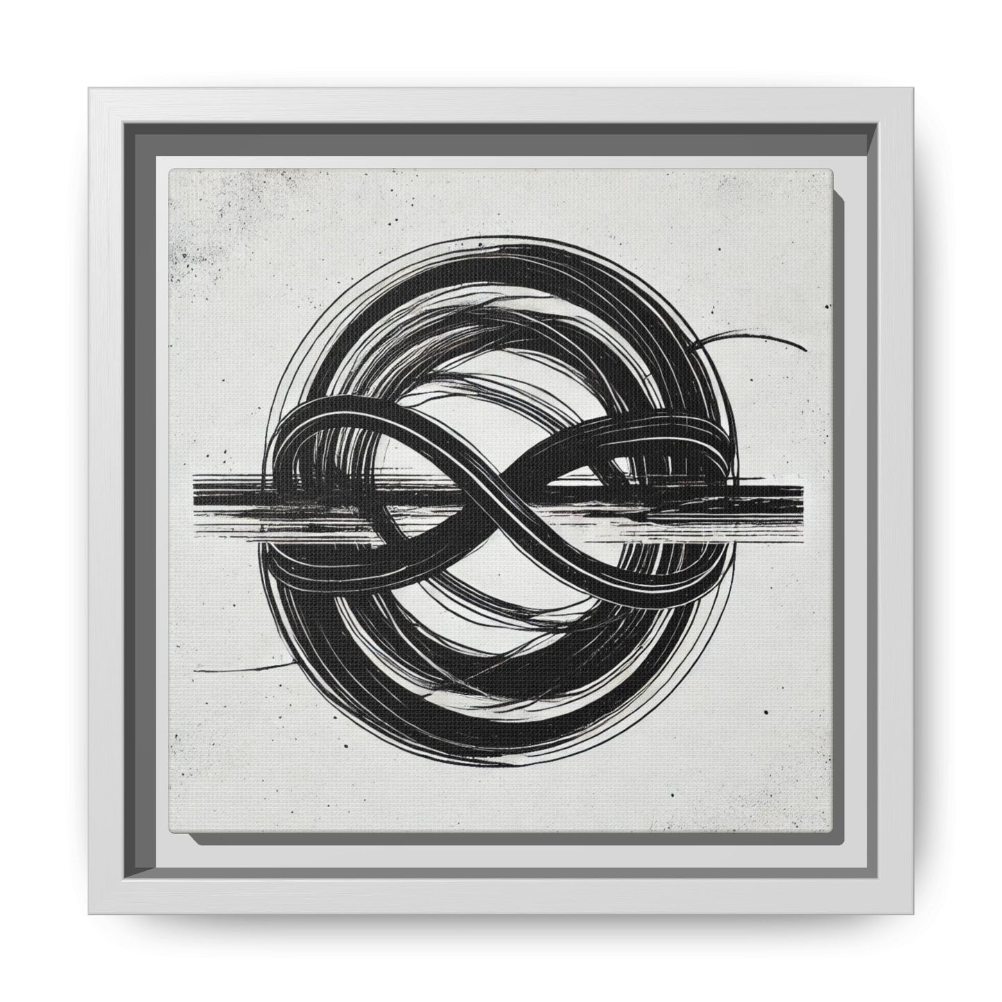Infinite Threads - 8”x8” Framed Canvas
