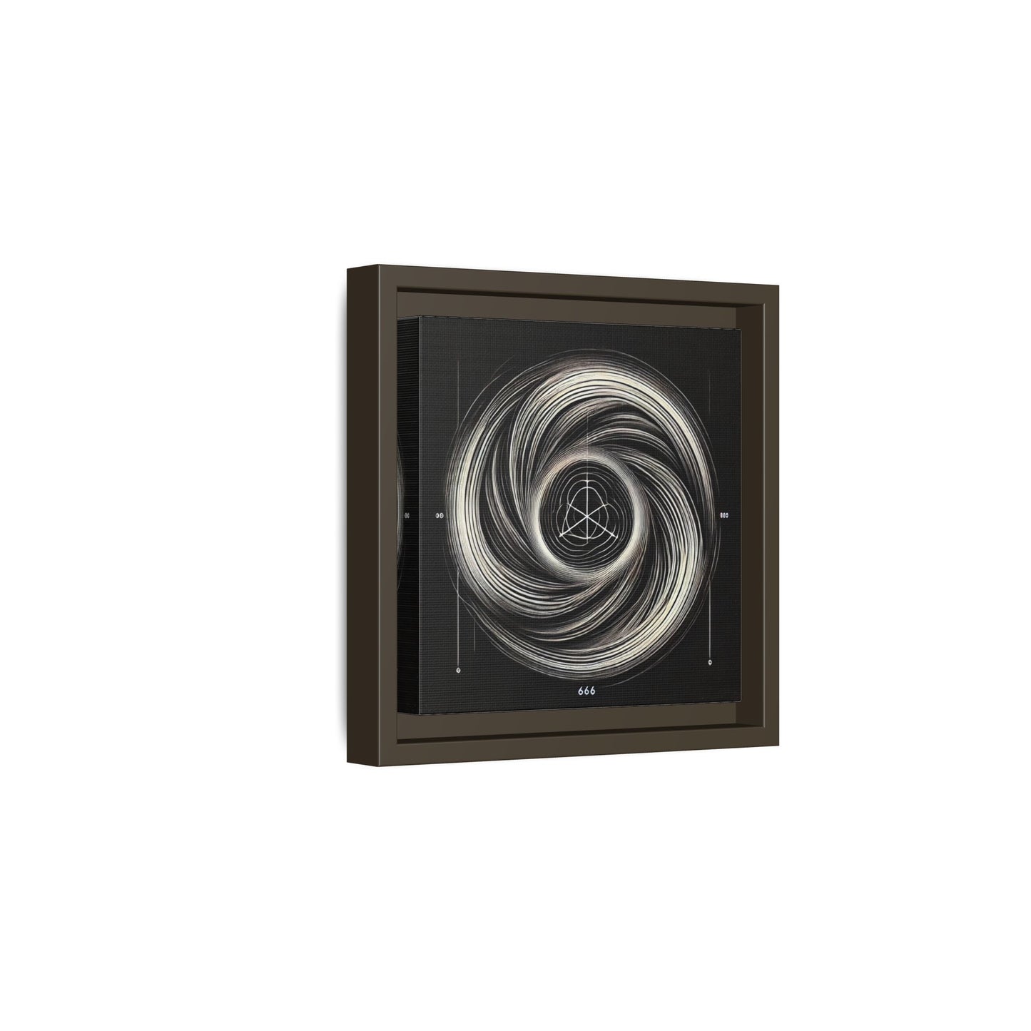 The Awakening Number (666) - 8”x8” Framed Canvas