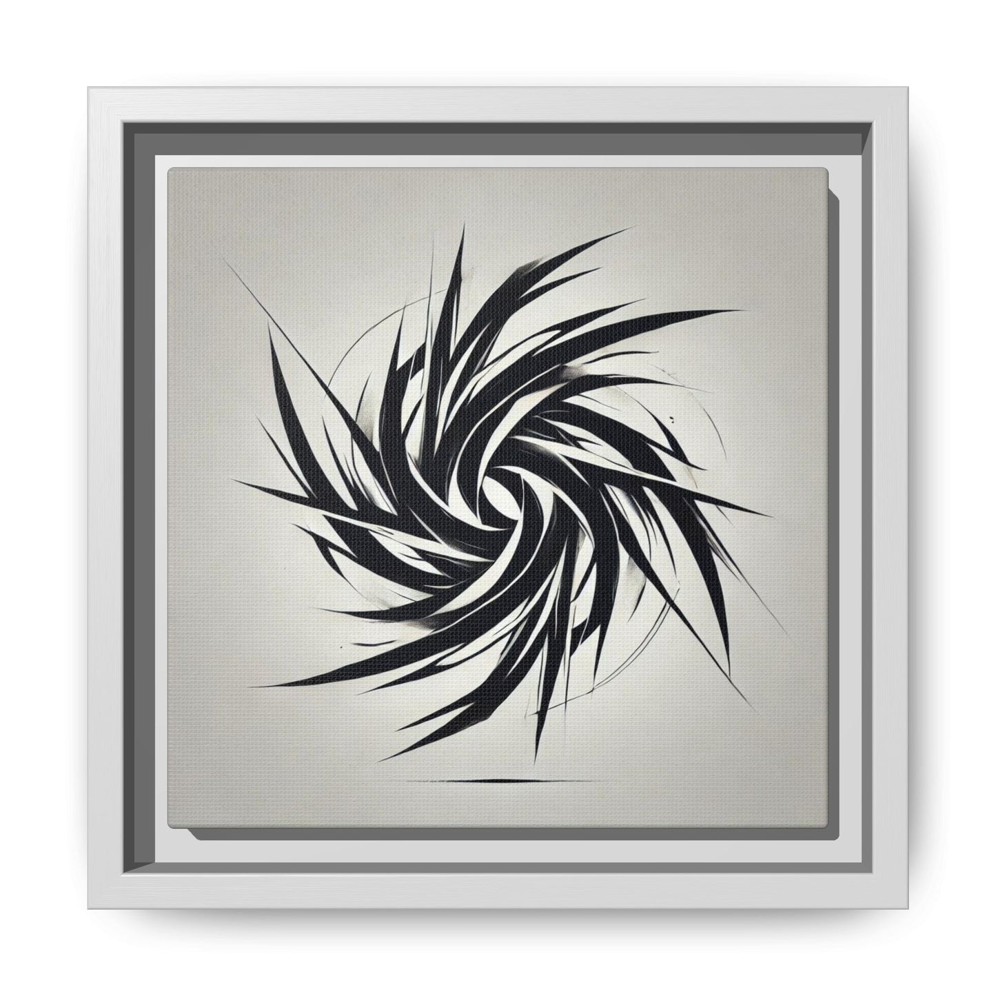 Embracing the Chaos - 8”x8” Framed Canvas