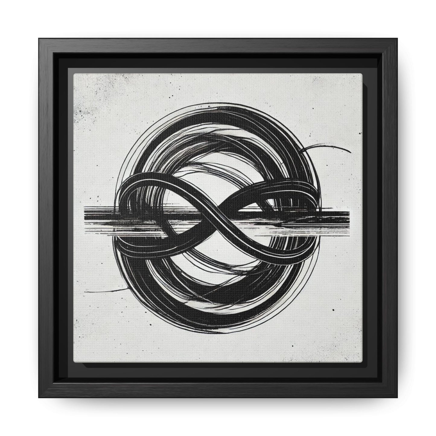 Infinite Threads - 8”x8” Framed Canvas