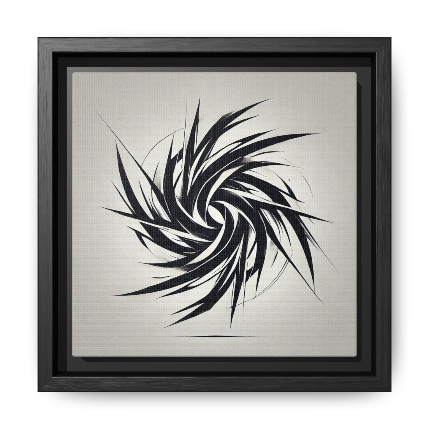 Embracing the Chaos - 8”x8” Framed Canvas