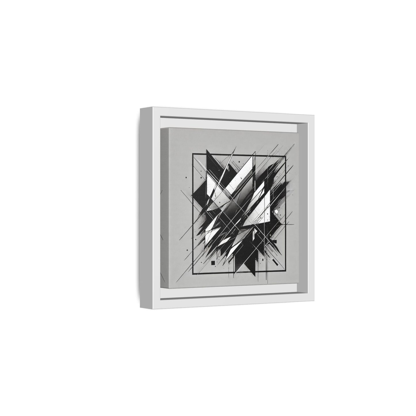 Fragments of Clarity - 8”x8” Framed Canvas