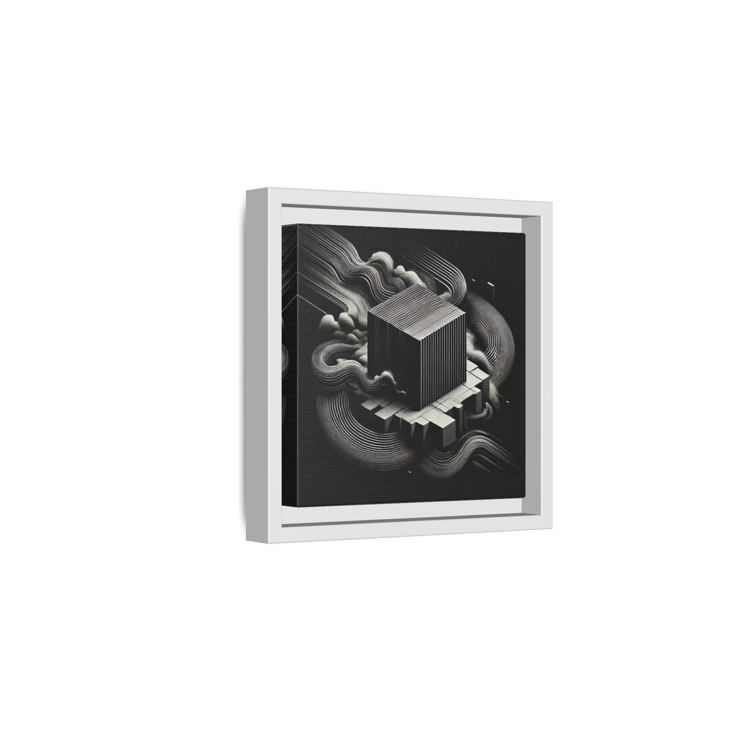 The Foundation of Support (444) - 8”x8” Framed Canvas