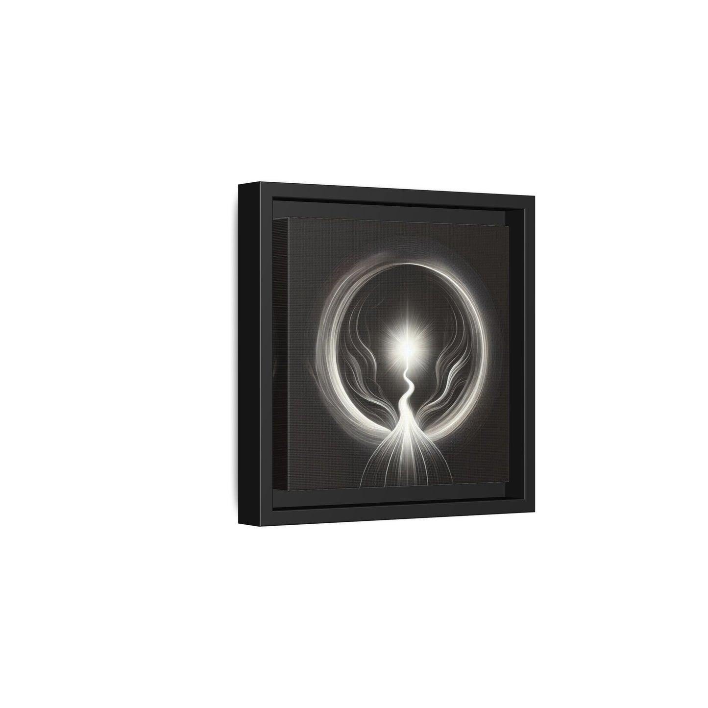 The Portal of Awareness (1111) - 8”x8” Framed Canvas