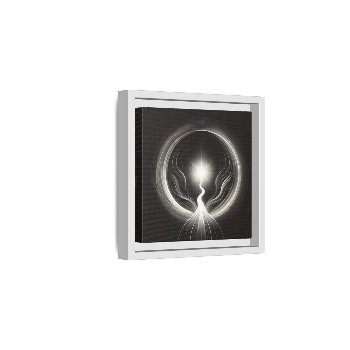 The Portal of Awareness (1111) - 8”x8” Framed Canvas