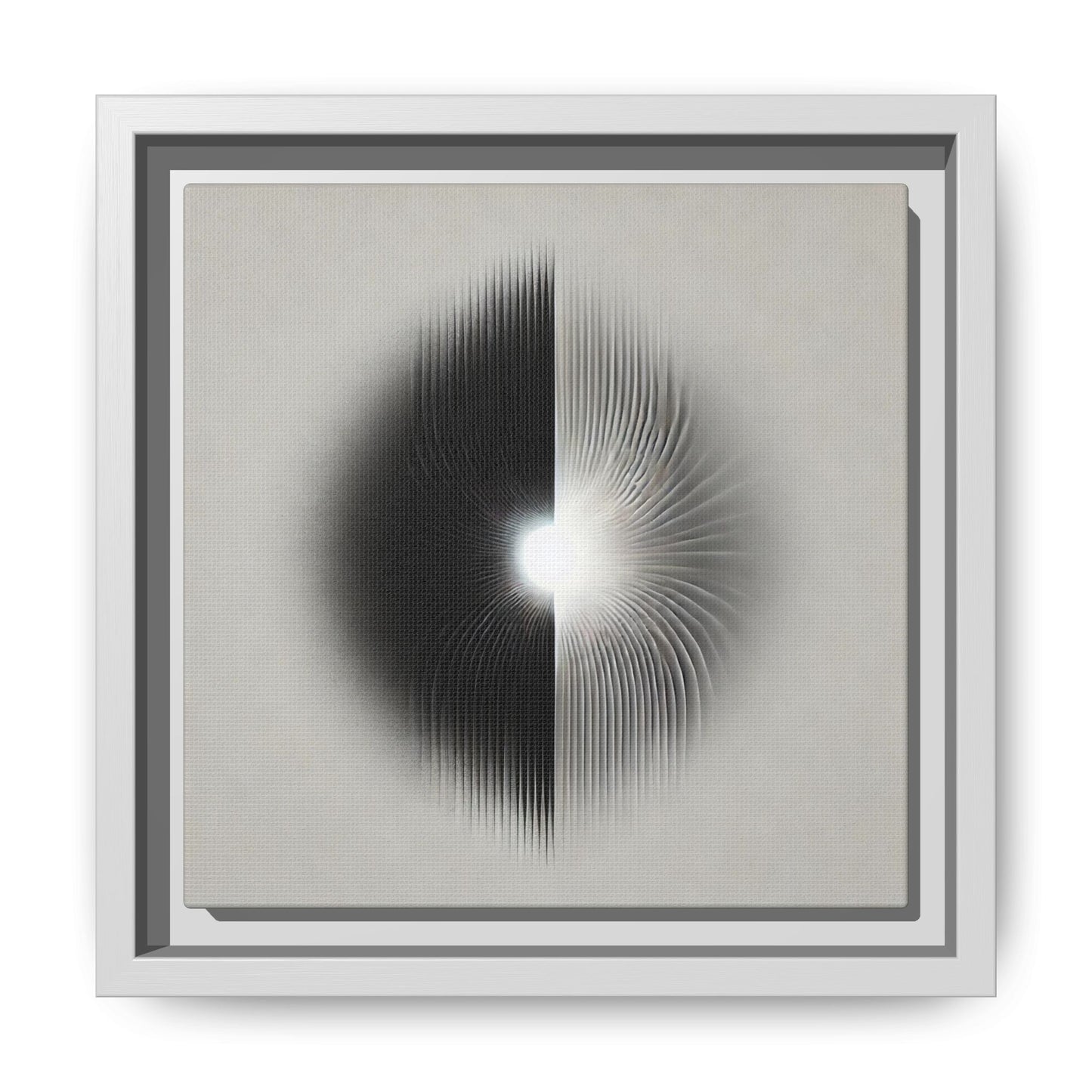 Quiet Power - 8”x8” Framed Canvas