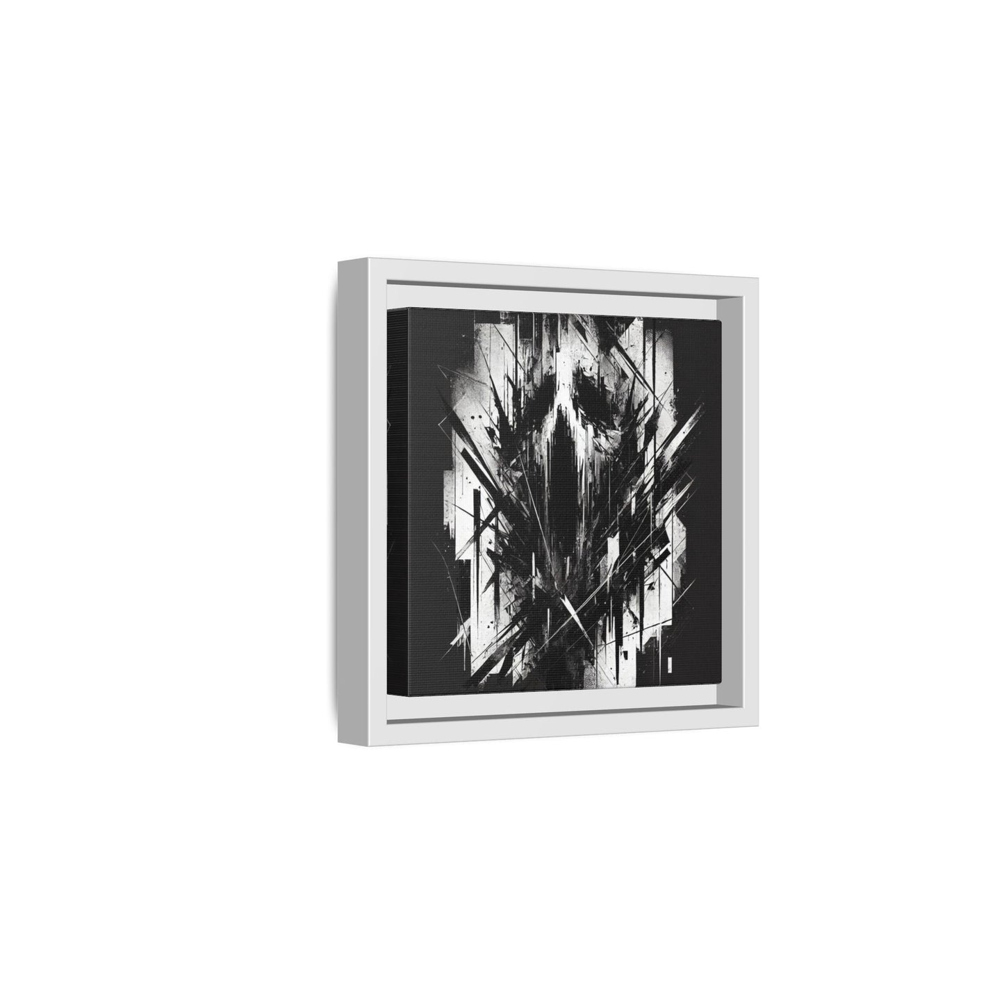 The Silent Scream - 8”x8” Framed Canvas