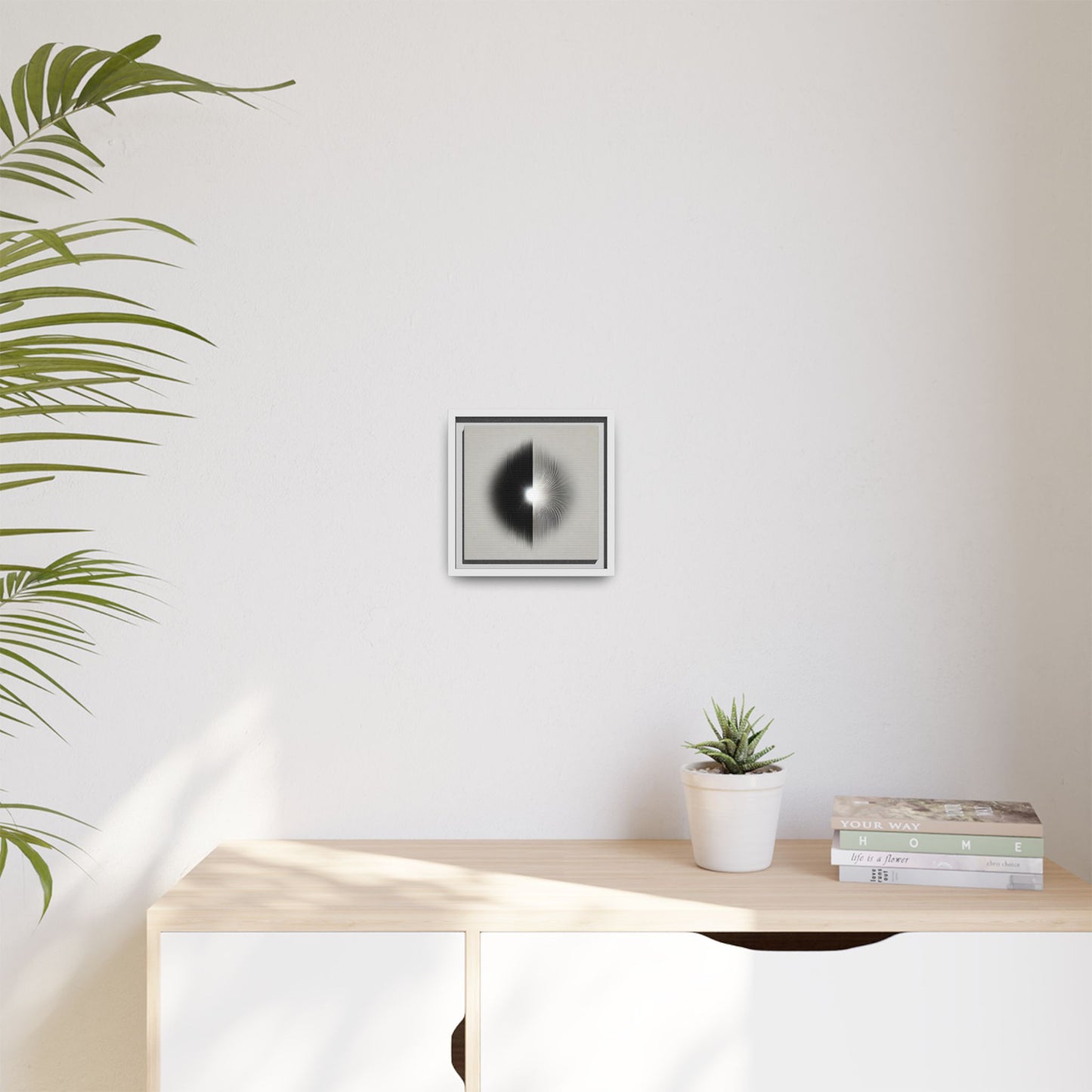 Quiet Power - 8”x8” Framed Canvas