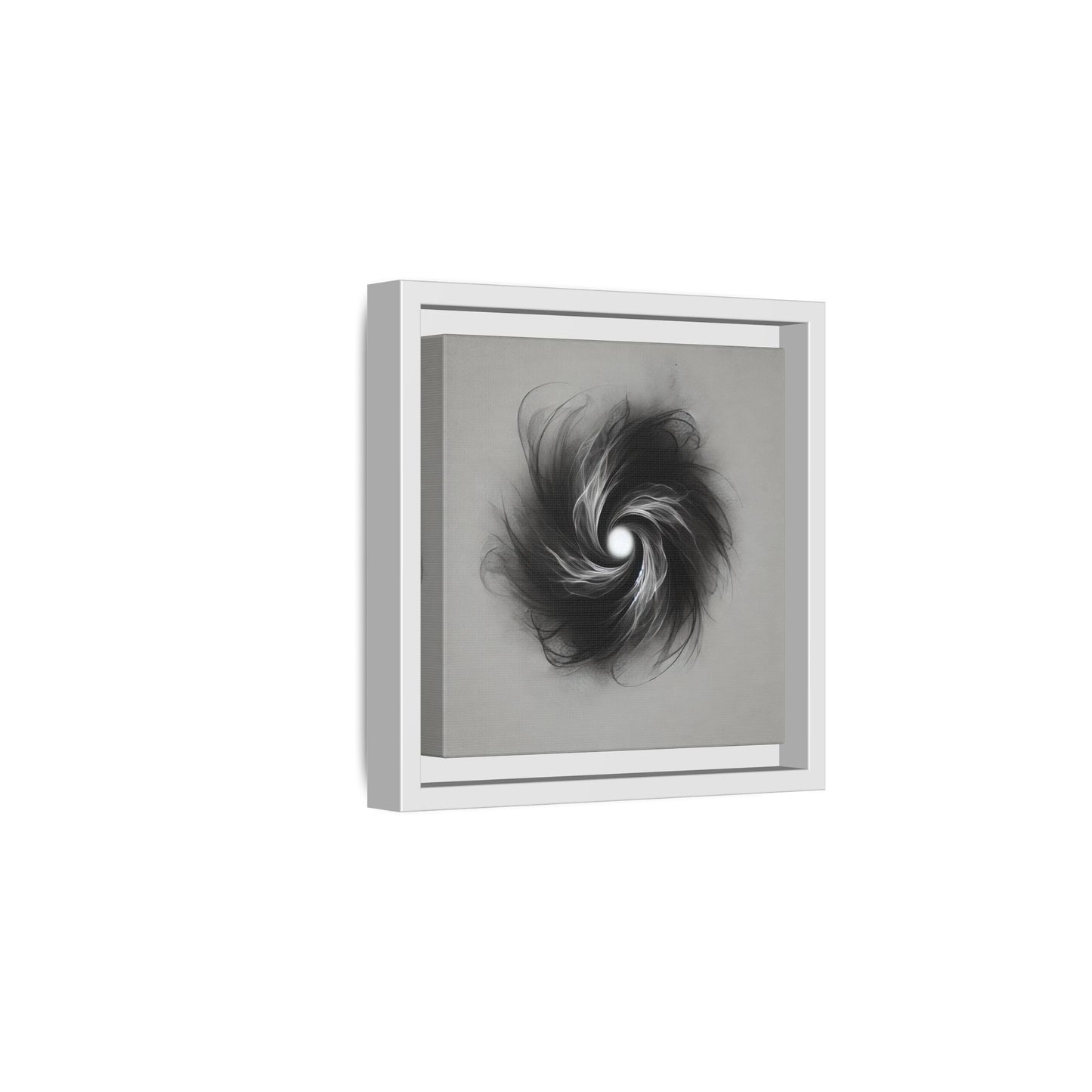 The Thought Before Fear - 8”x8” Framed Canvas
