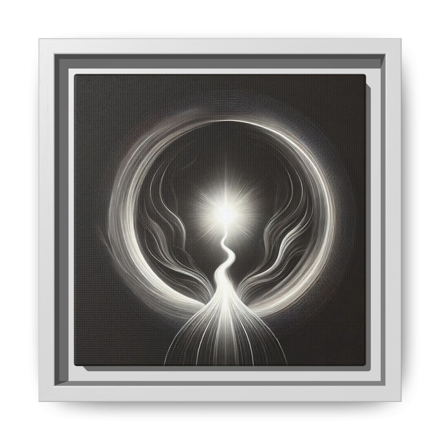 The Portal of Awareness (1111) - 8”x8” Framed Canvas