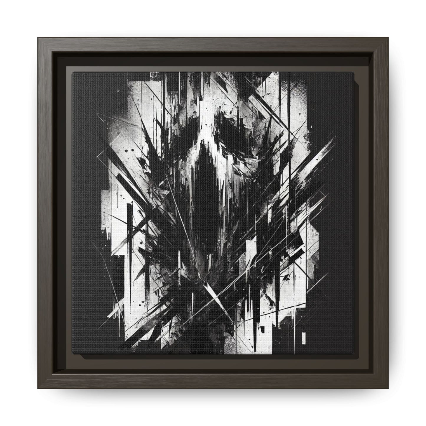The Silent Scream - 8”x8” Framed Canvas