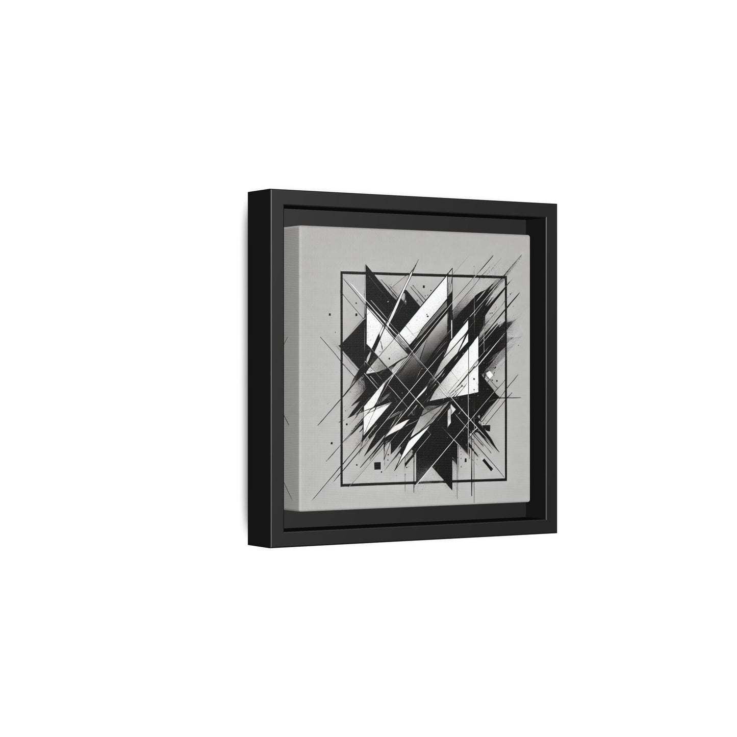 Fragments of Clarity - 8”x8” Framed Canvas