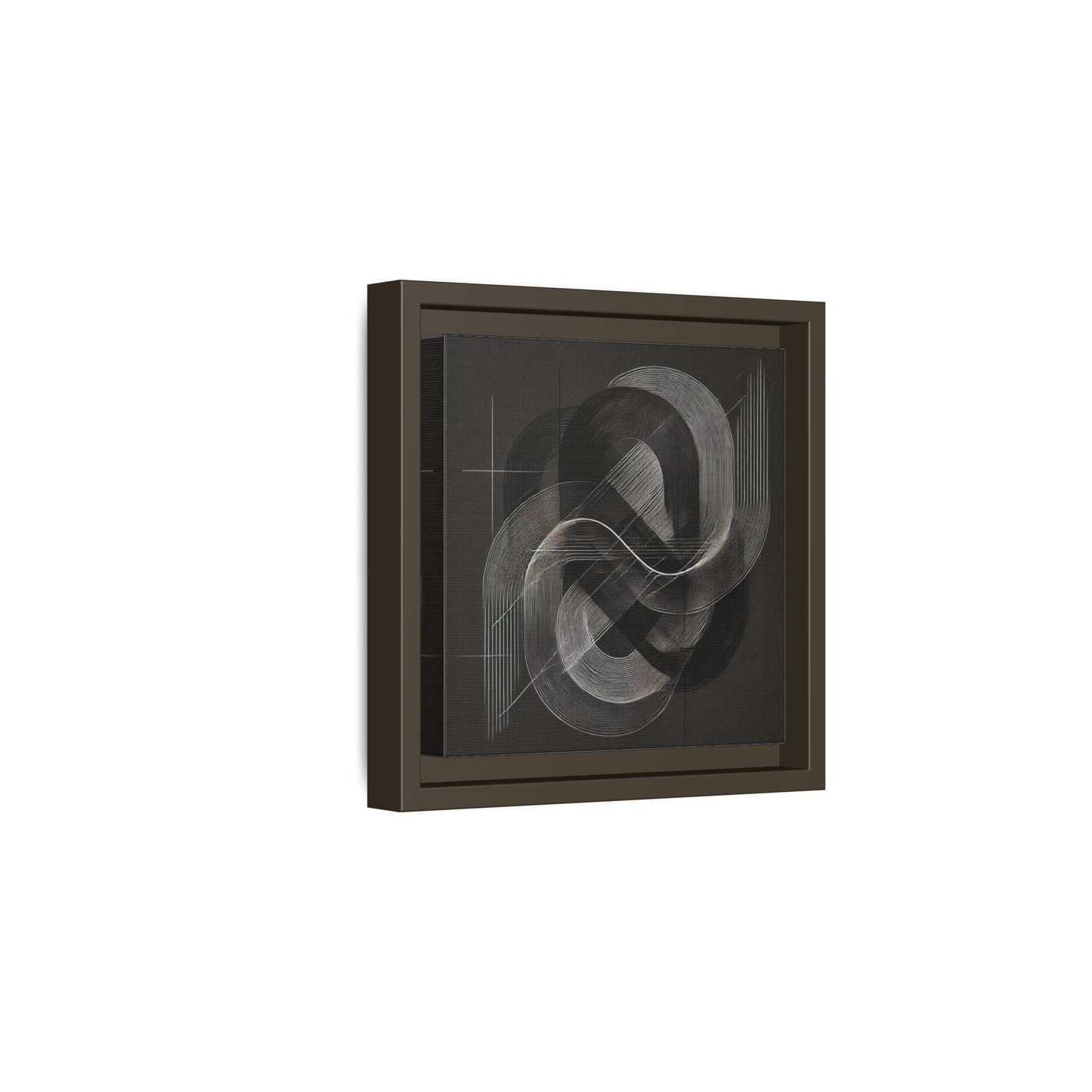 Unseen Paths - 8”x8” Framed Canvas