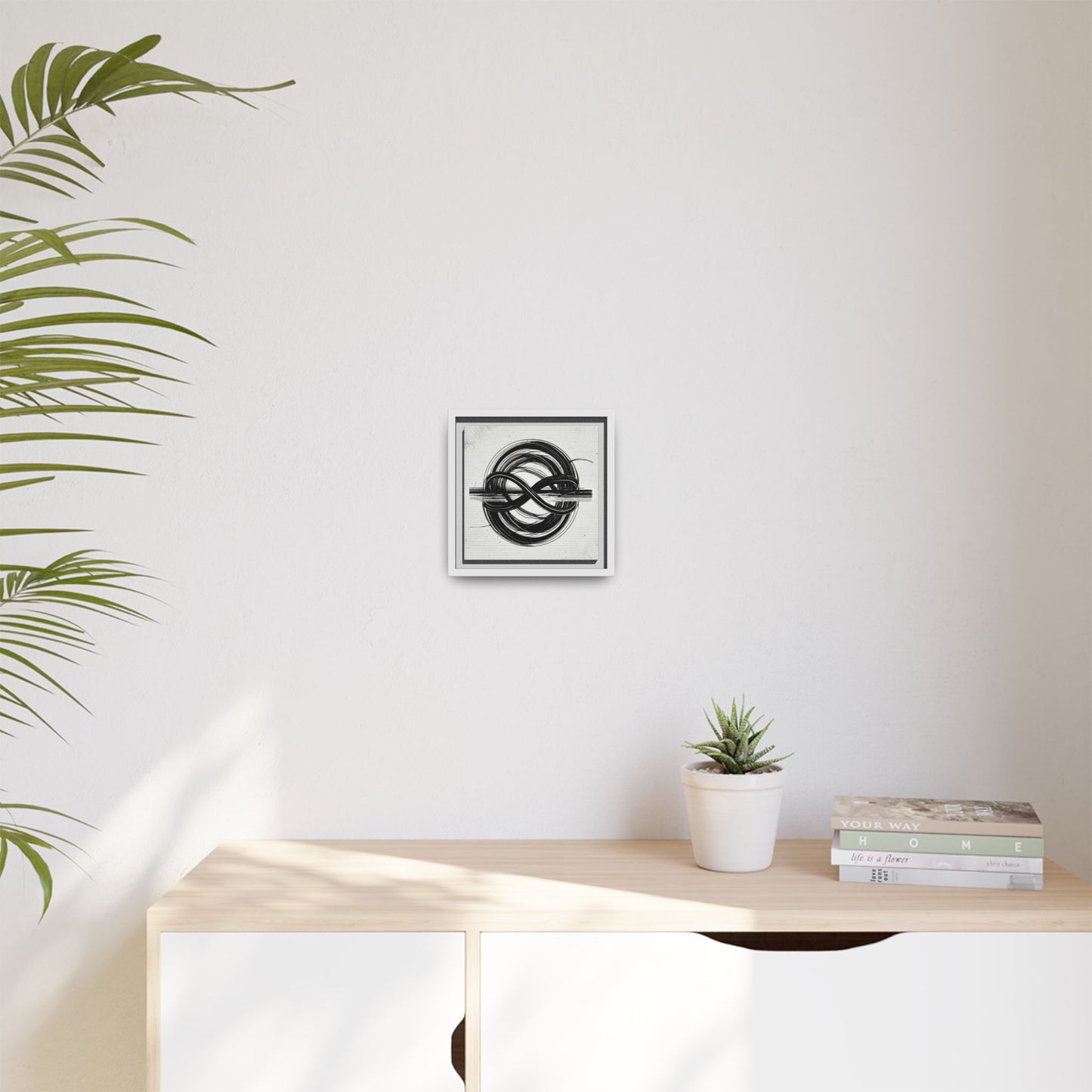 Infinite Threads - 8”x8” Framed Canvas