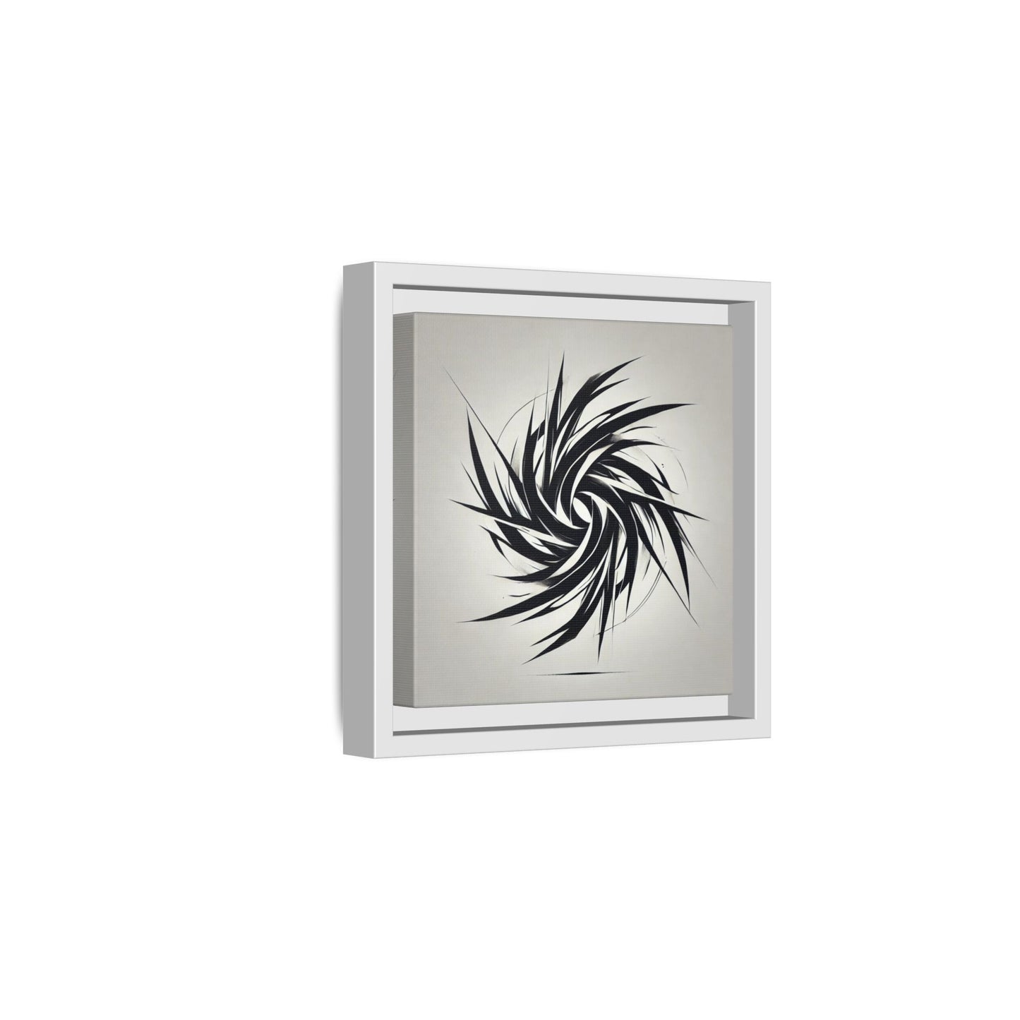 Embracing the Chaos - 8”x8” Framed Canvas