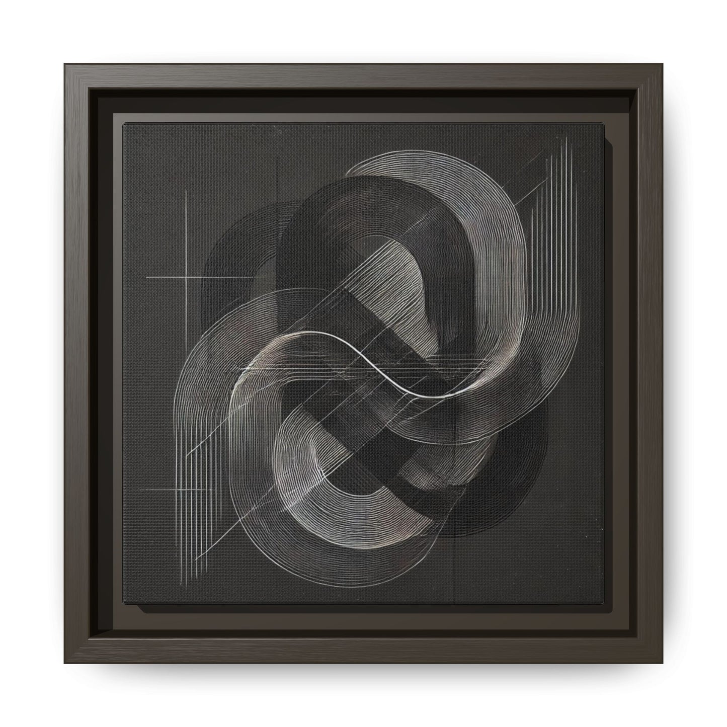 Unseen Paths - 8”x8” Framed Canvas