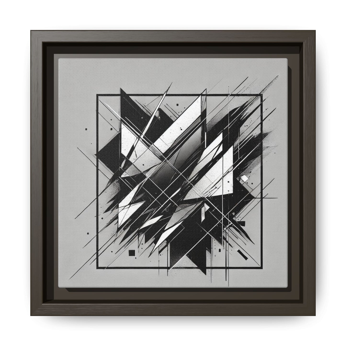 Fragments of Clarity - 8”x8” Framed Canvas