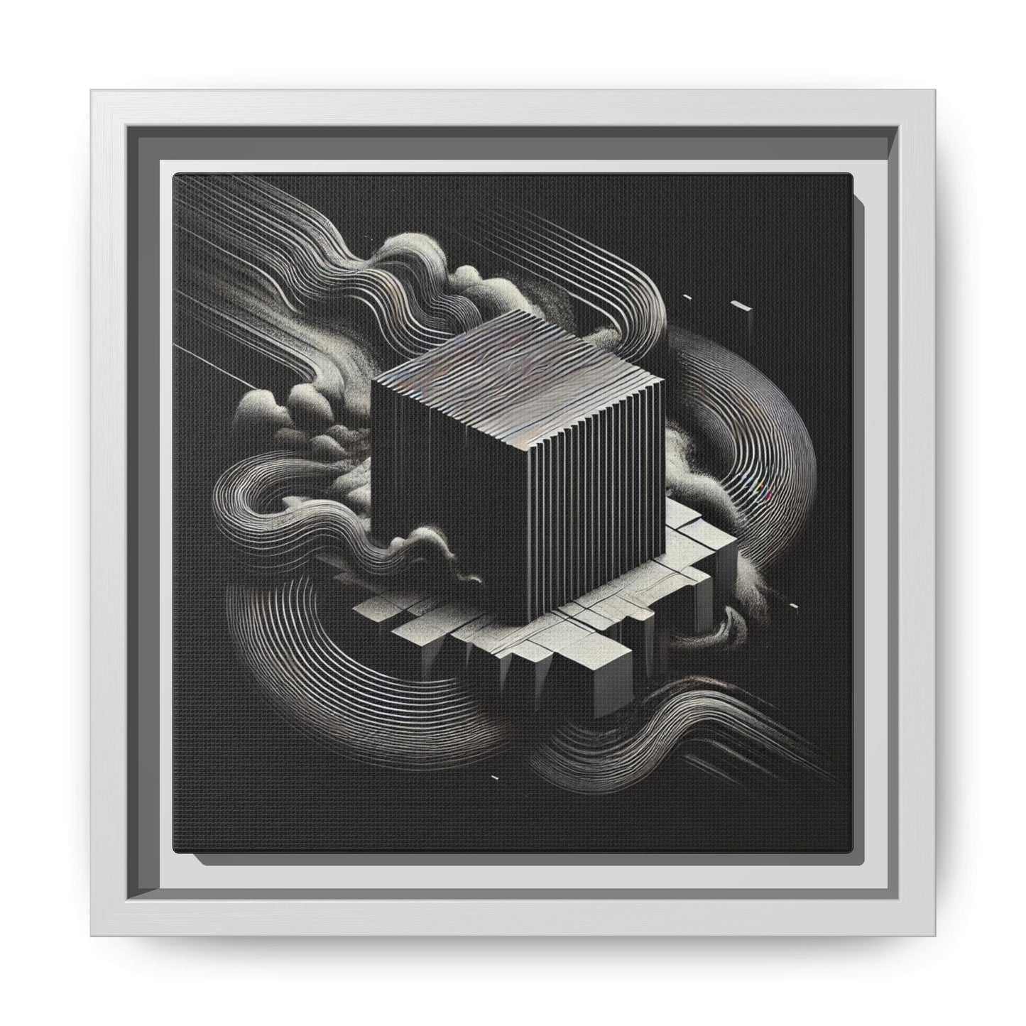 The Foundation of Support (444) - 8”x8” Framed Canvas