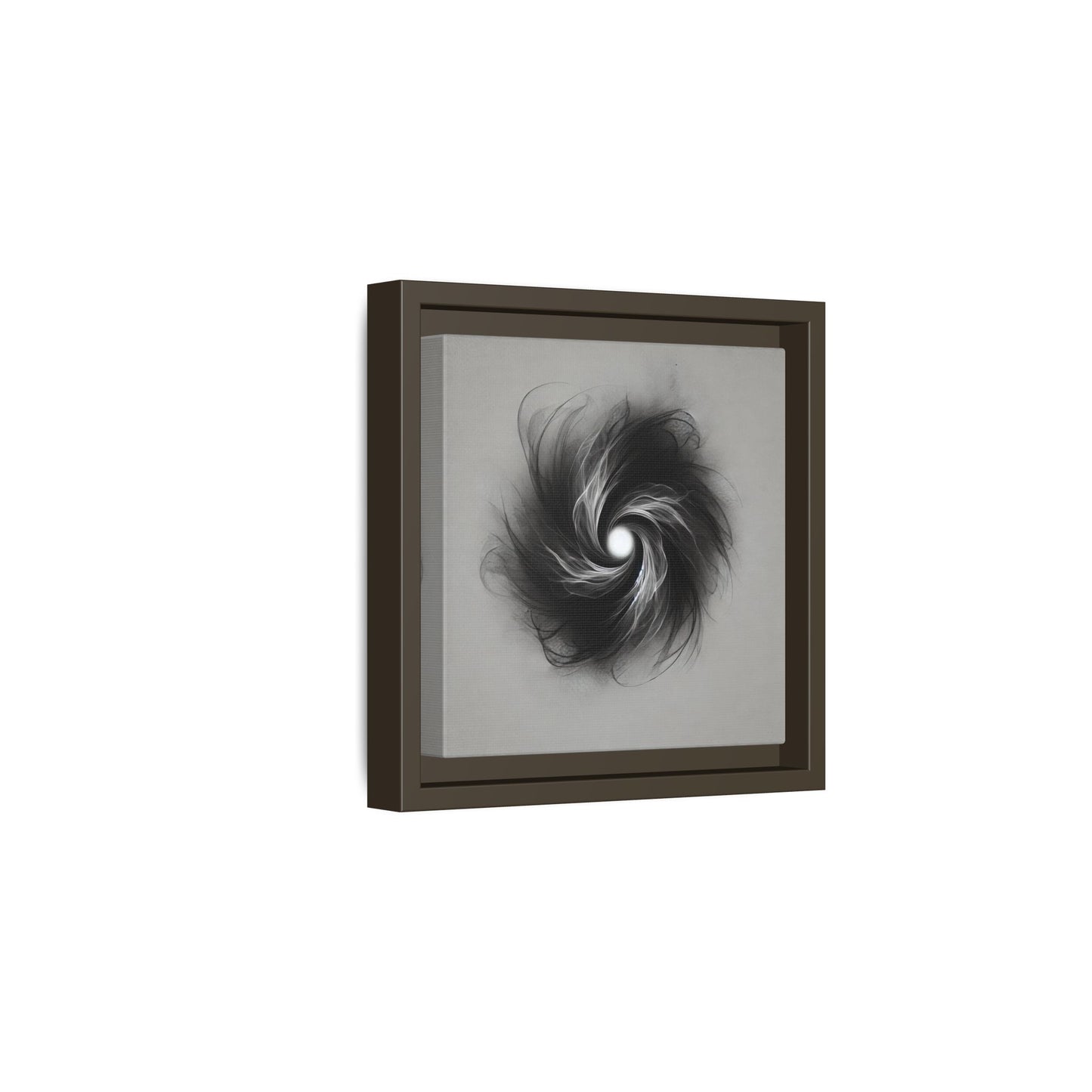 The Thought Before Fear - 8”x8” Framed Canvas