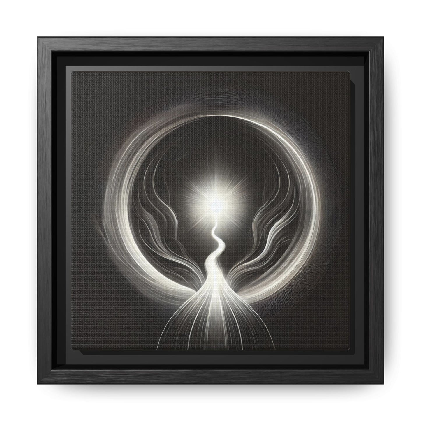 The Portal of Awareness (1111) - 8”x8” Framed Canvas