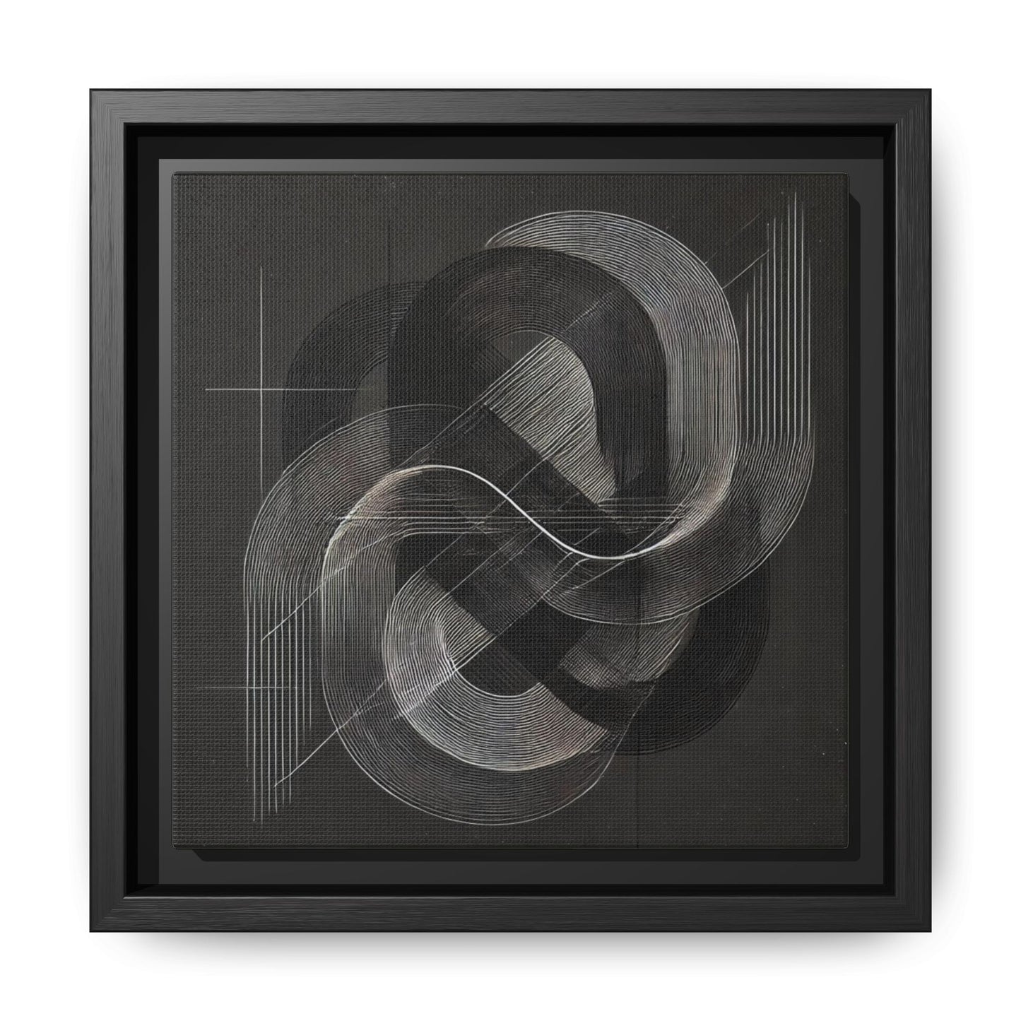 Unseen Paths - 8”x8” Framed Canvas