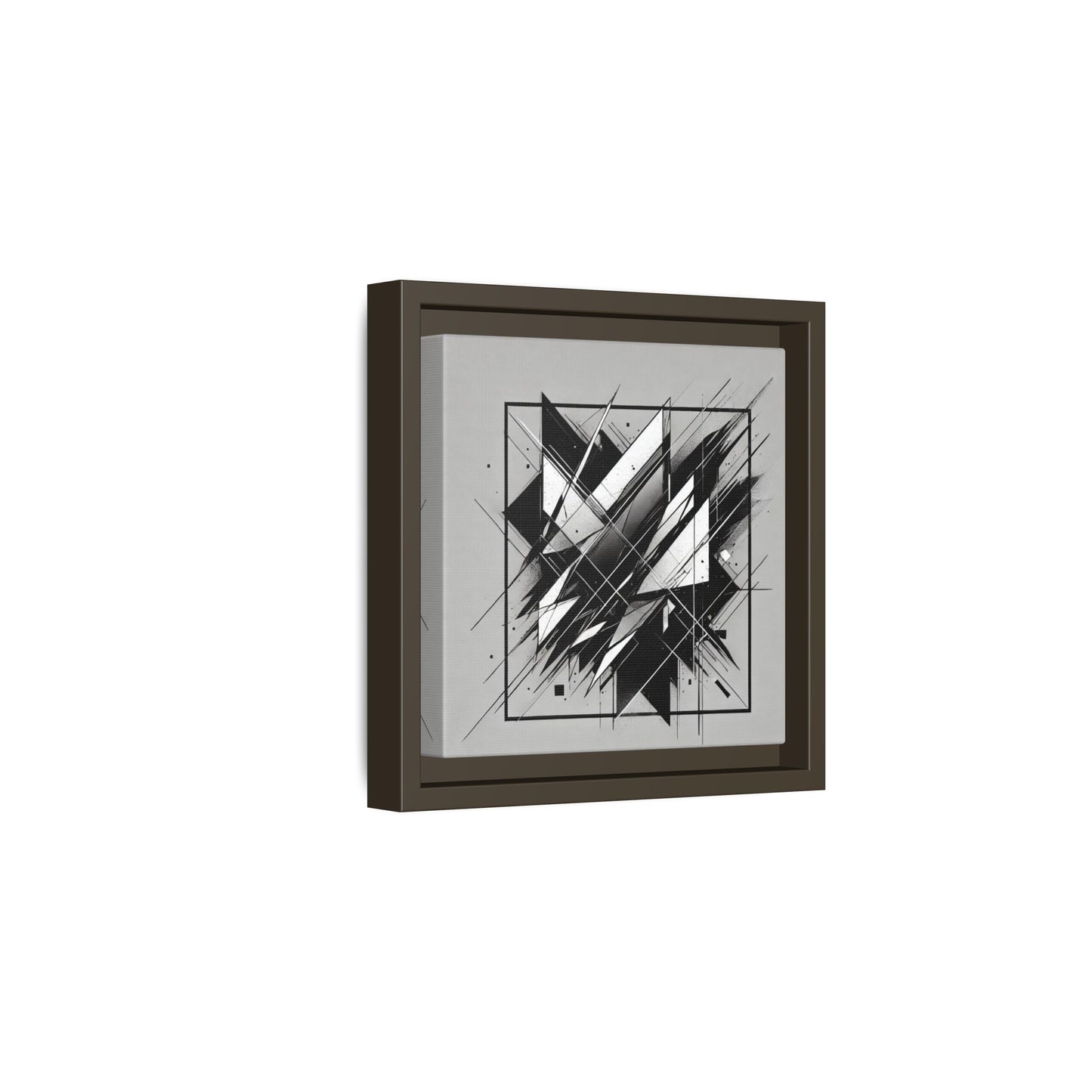 Fragments of Clarity - 8”x8” Framed Canvas