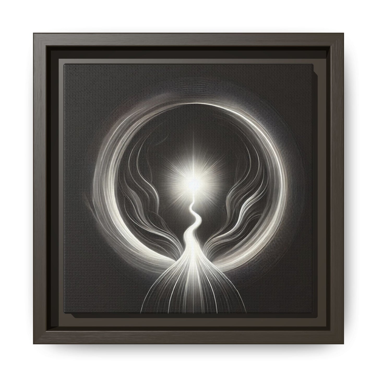 The Portal of Awareness (1111) - 8”x8” Framed Canvas
