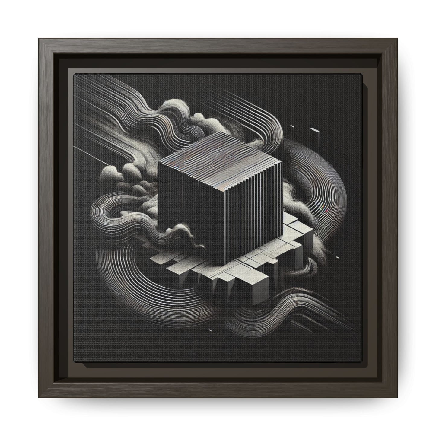 The Foundation of Support (444) - 8”x8” Framed Canvas