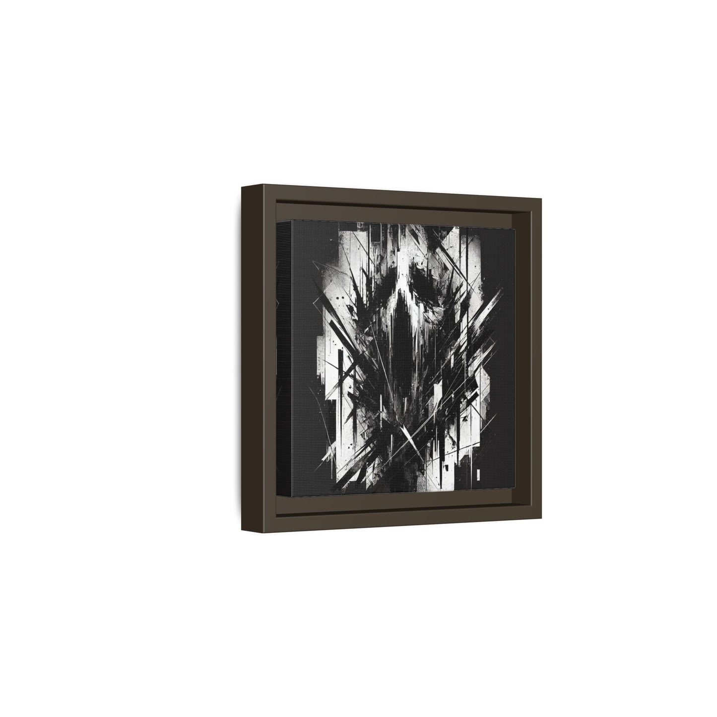 The Silent Scream - 8”x8” Framed Canvas