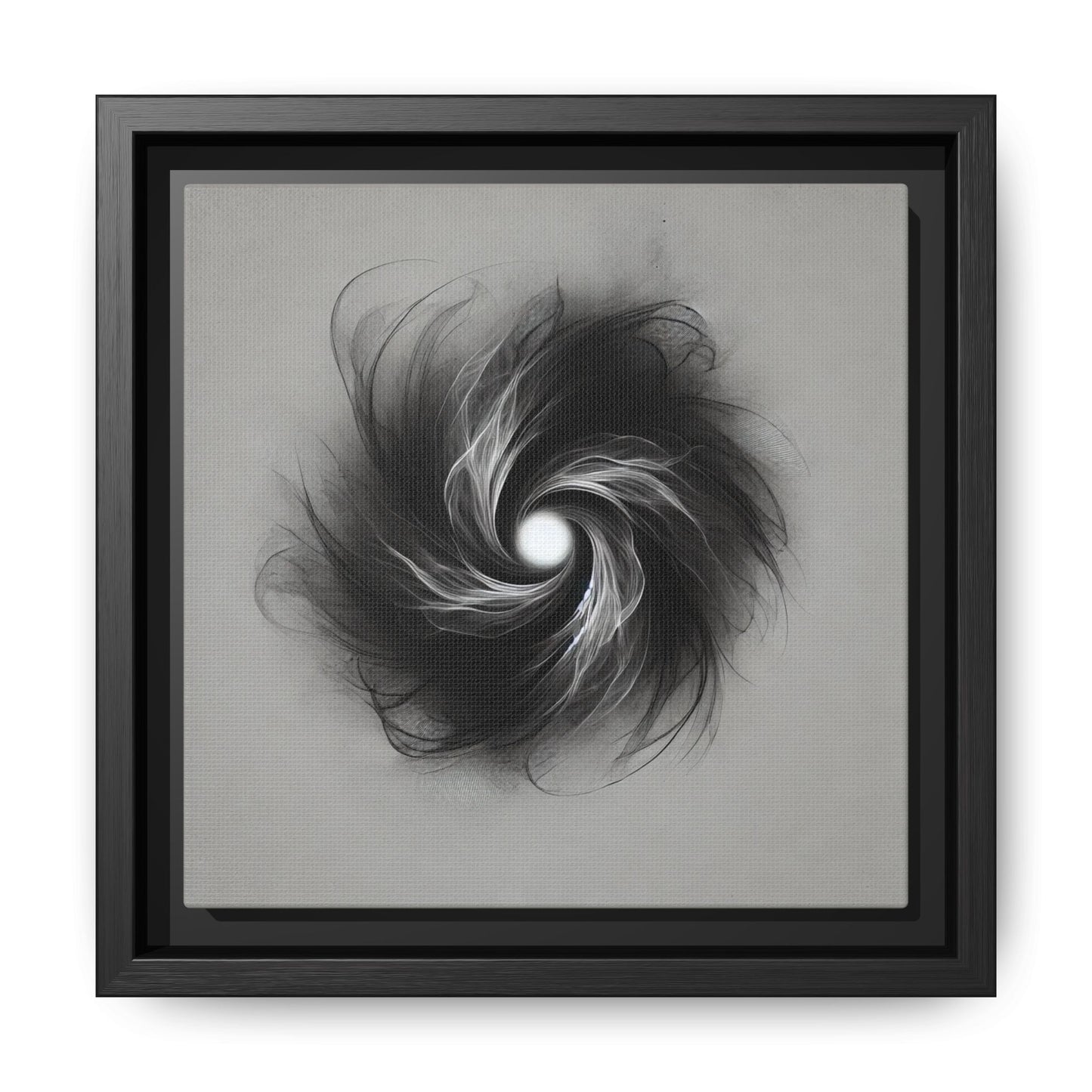 The Thought Before Fear - 8”x8” Framed Canvas