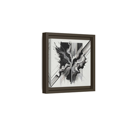 Fractured Harmony - 8”x8” Framed Canvas