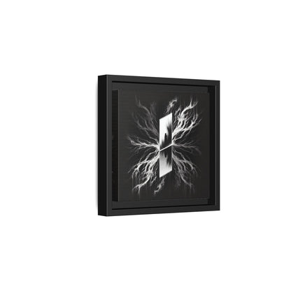 The Reflection of Fear - 8”x8” Framed Canvas