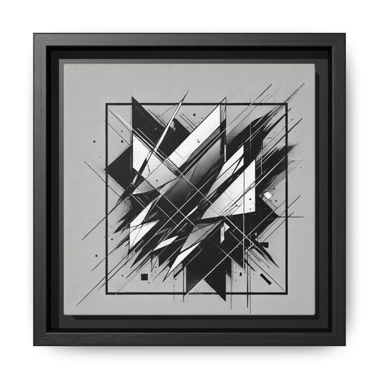 Fragments of Clarity - 8”x8” Framed Canvas
