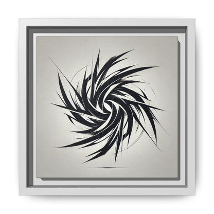 Embracing the Chaos - 8”x8” Framed Canvas