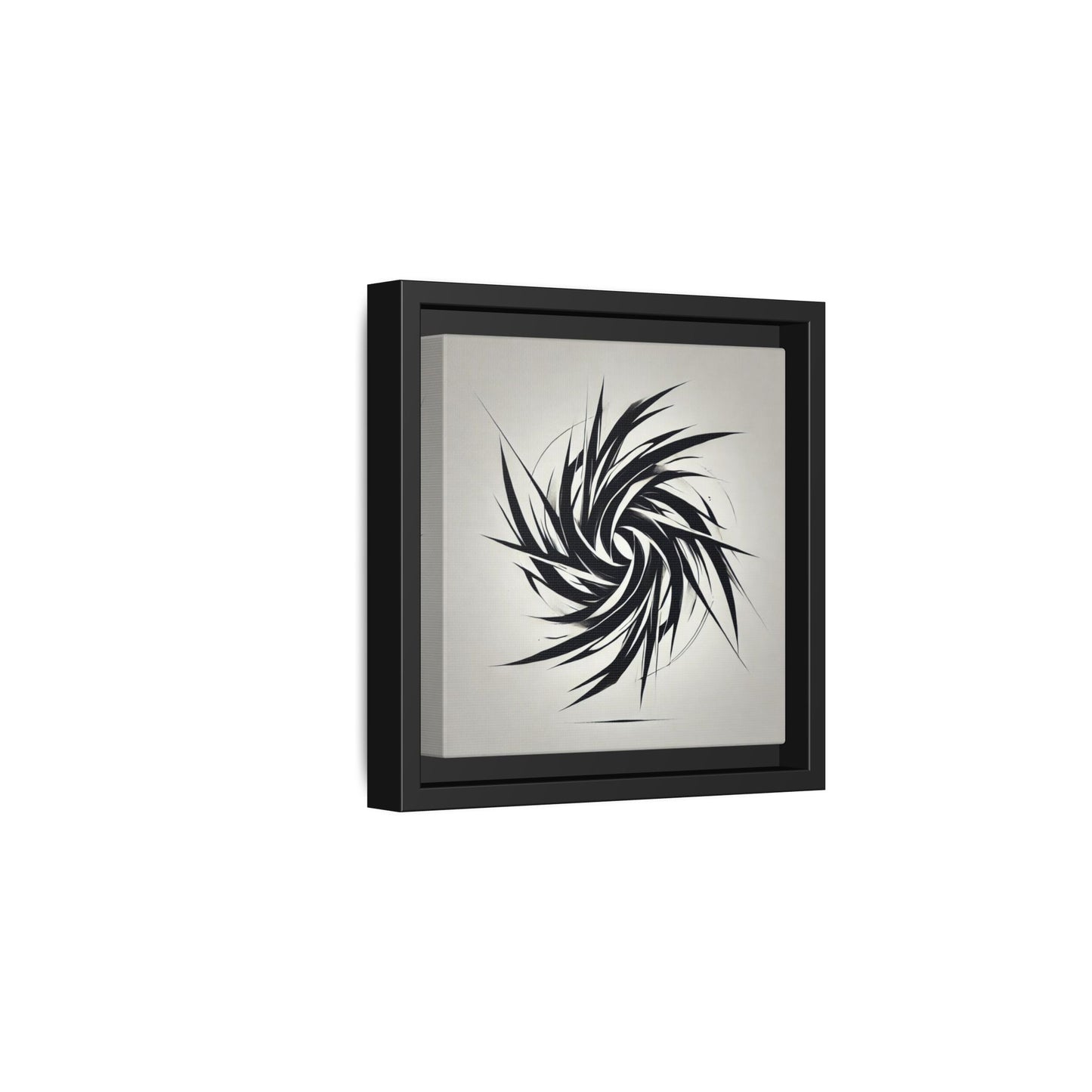 Embracing the Chaos - 8”x8” Framed Canvas