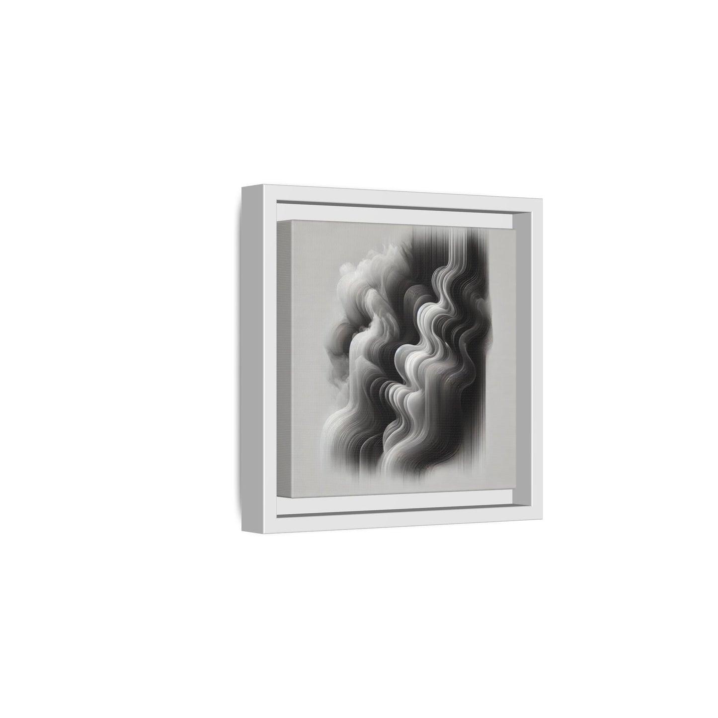 The Veil of Shadows - 8”x8” Framed Canvas