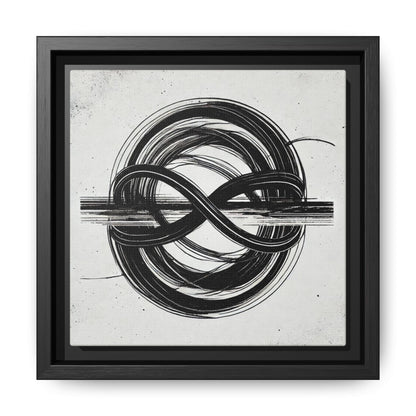 Infinite Threads - 8”x8” Framed Canvas