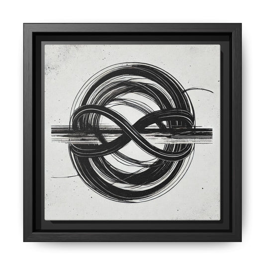 Infinite Threads - 8”x8” Framed Canvas