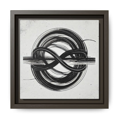 Infinite Threads - 8”x8” Framed Canvas