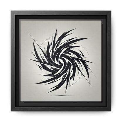 Embracing the Chaos - 8”x8” Framed Canvas