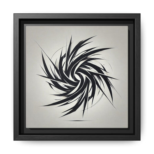 Embracing the Chaos - 8”x8” Framed Canvas