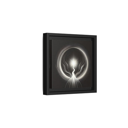 The Portal of Awareness (1111) - 8”x8” Framed Canvas