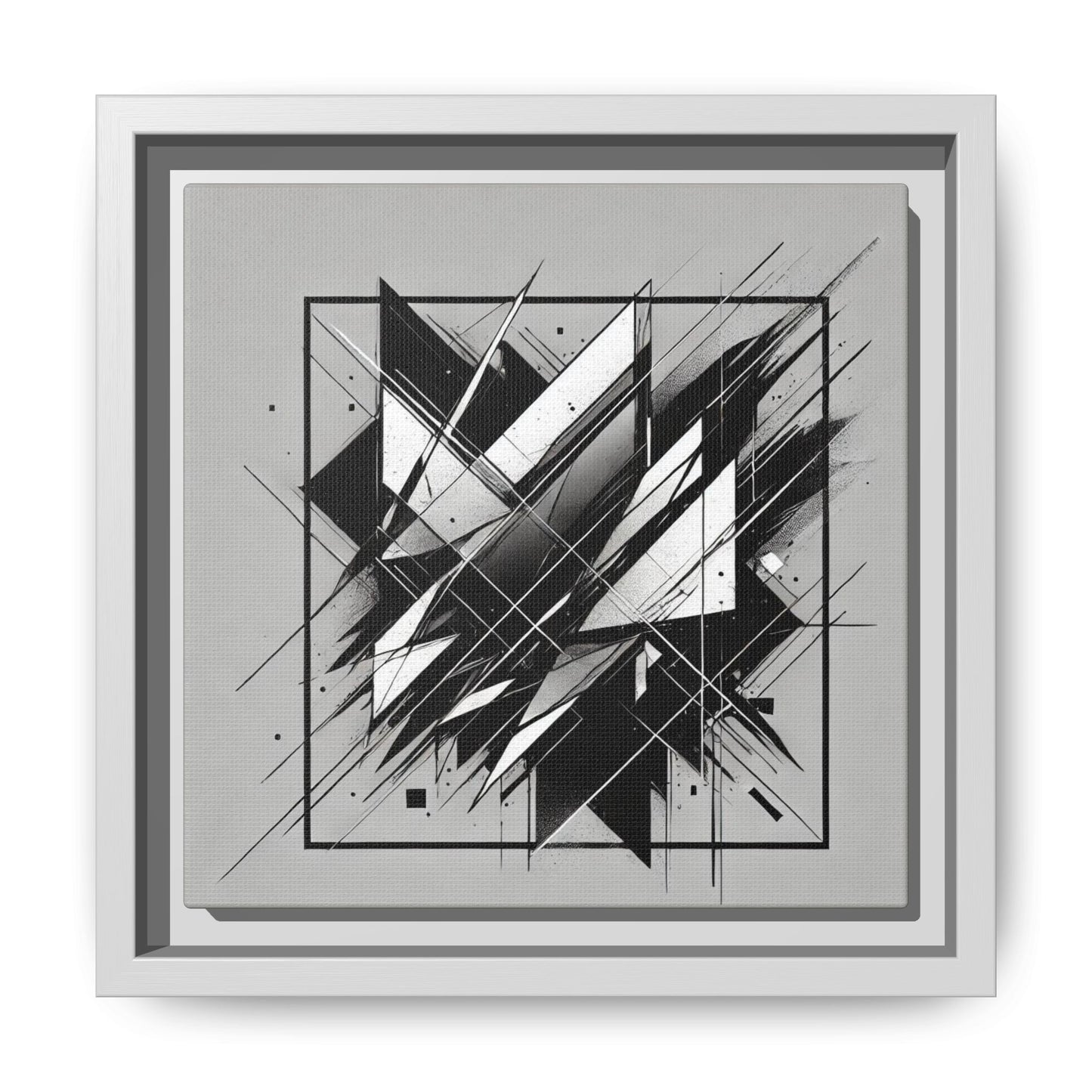 Fragments of Clarity - 8”x8” Framed Canvas
