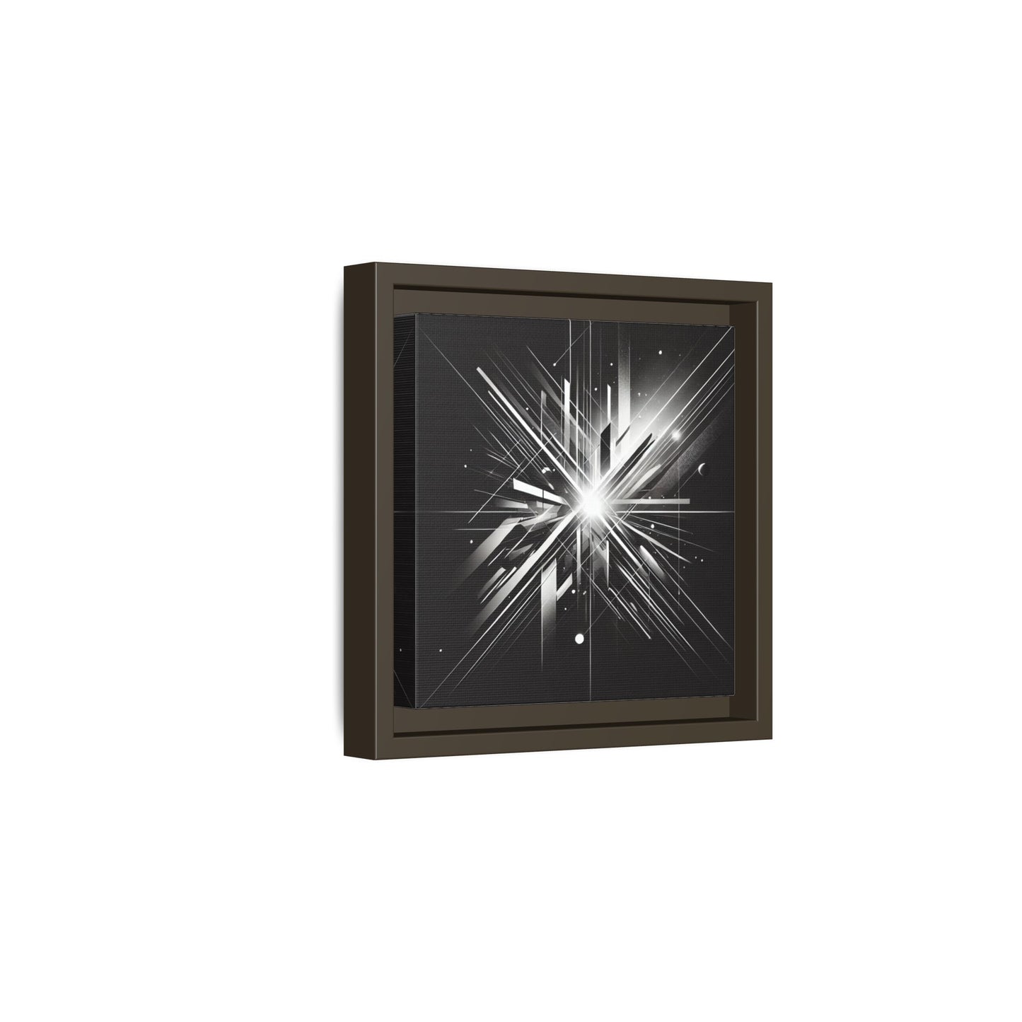 Fragments of Light - 8”x8” Framed Canvas
