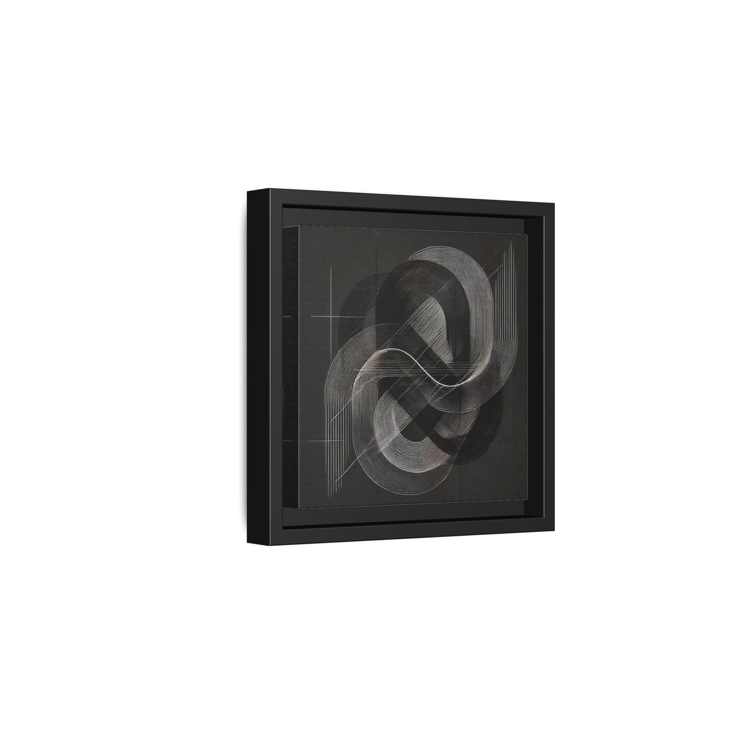 Unseen Paths - 8”x8” Framed Canvas