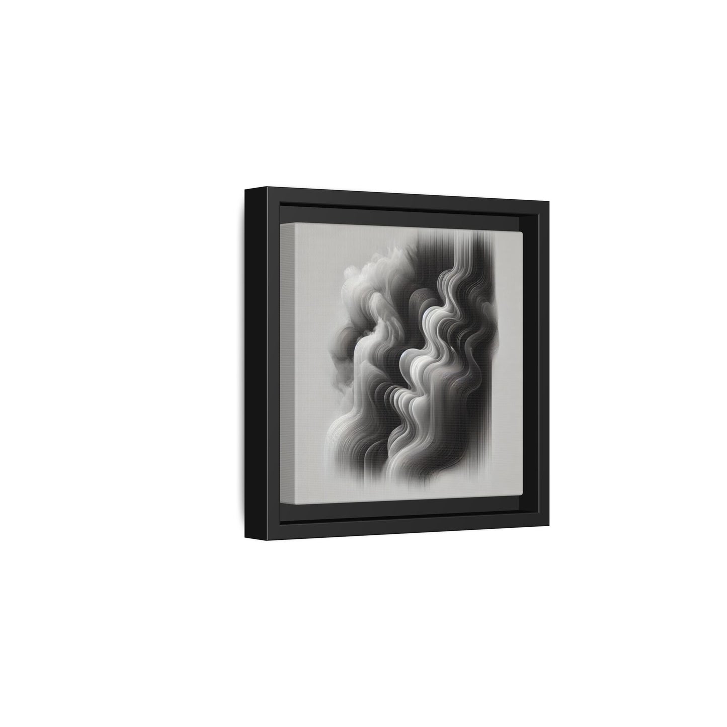 The Veil of Shadows - 8”x8” Framed Canvas